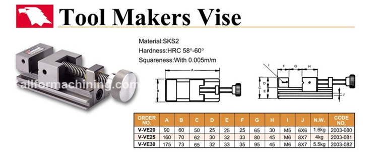 Vertex Tool Maker Vise