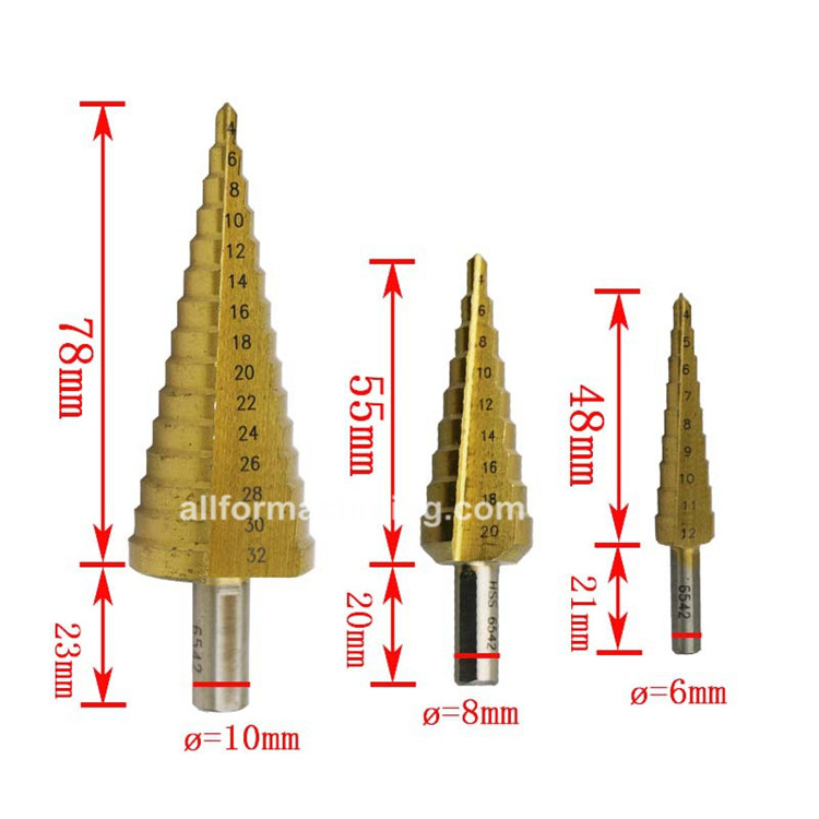 HSS Titanium Coated Step Drill